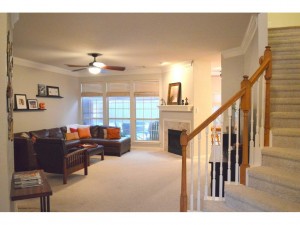 Entry looking into Family room.